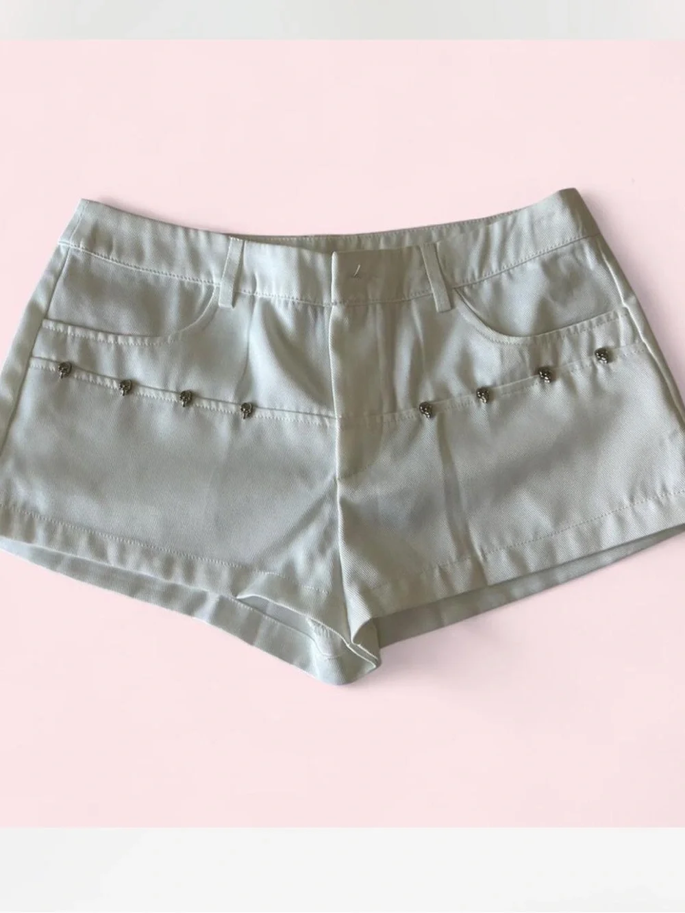 White Women's Denim Shorts